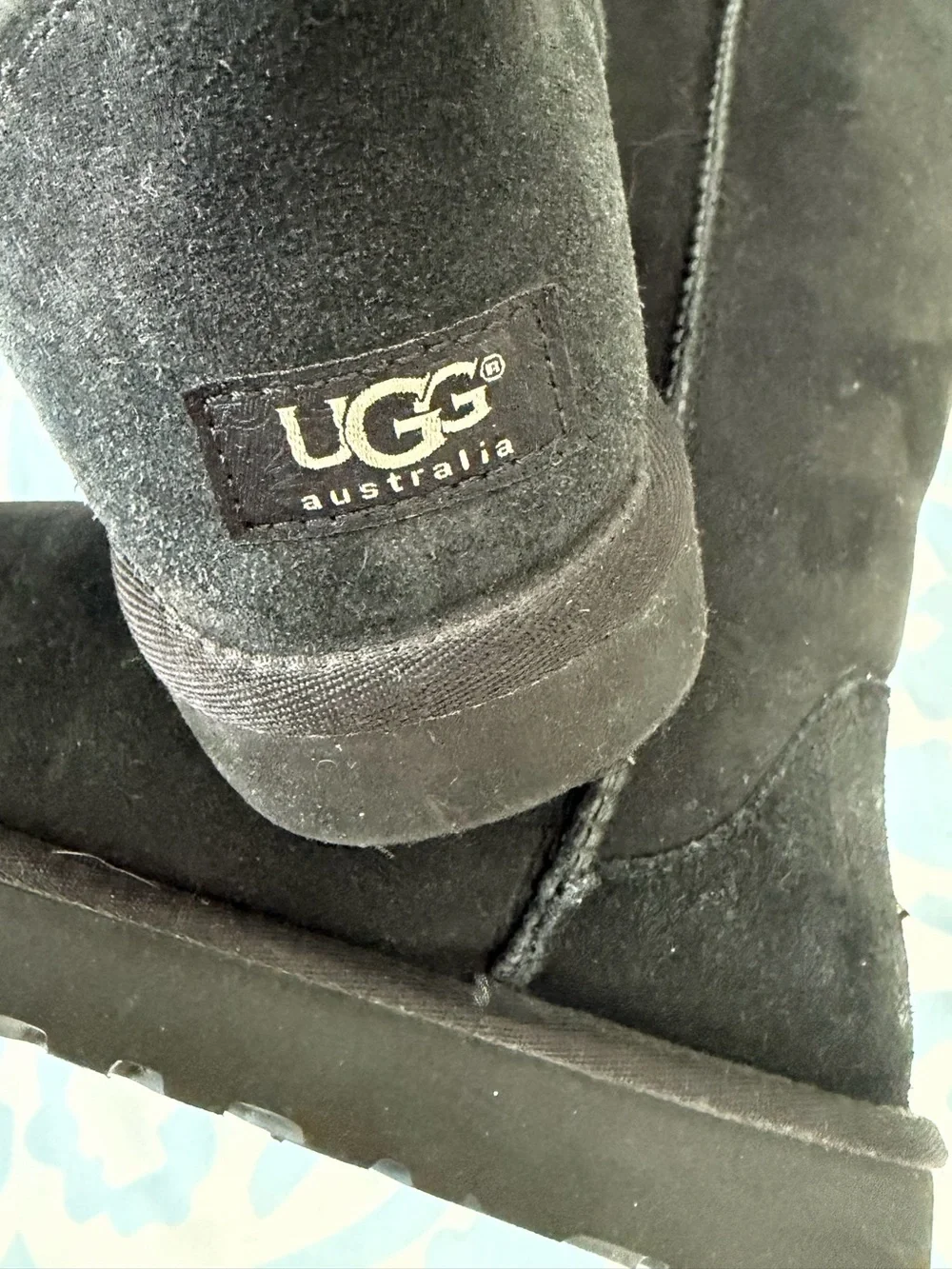 Like New Original Vintage Ugg Australia Classic Tall Boot- Black size 10 / 41